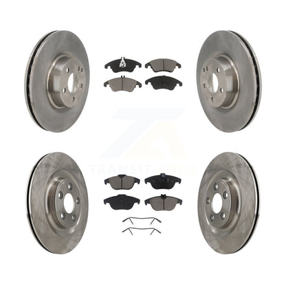 Kit de rotors de frein à disque avant et arrière et plaquettes en céramique pour Mercedes-Benz E400