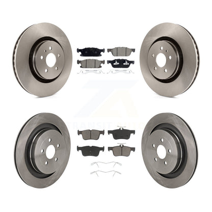 Kit de rotors de frein à disque avant et arrière et plaquettes en céramique pour Lincoln Nautilus