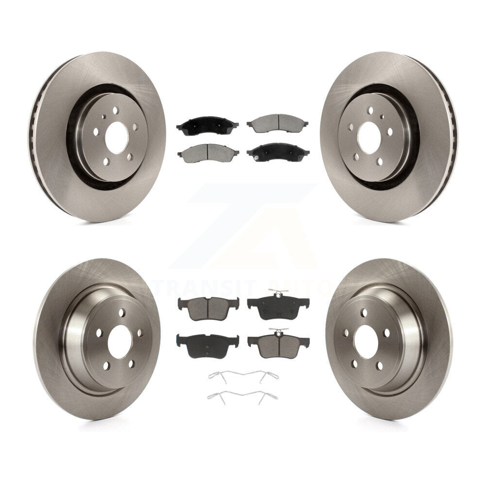 Kit de rotors de frein à disque avant et arrière et plaquettes en céramique pour Lincoln Nautilus