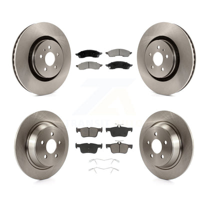 Kit de rotors de frein à disque avant et arrière et plaquettes en céramique pour Lincoln Nautilus