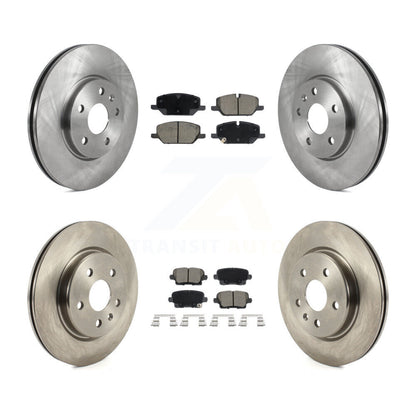 Rotors de frein à disque avant et arrière et Kit de plaquettes en céramique pour Buick Envision Cadillac XT