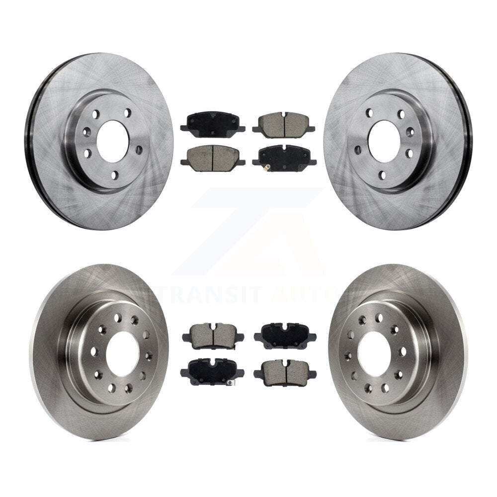 Kit de rotors de frein à disque avant et arrière et plaquettes en céramique pour GMC Terrain K8C-103619