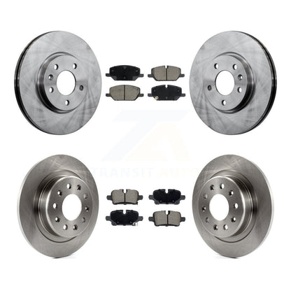Kit de rotors de frein à disque avant et arrière et plaquettes en céramique pour GMC Terrain K8C-103619