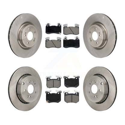 Kit de rotors de frein à disque avant et arrière et plaquettes en céramique pour Kia Stinger Genesis G70