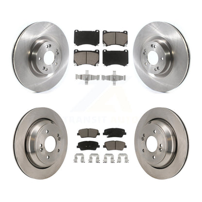Kit de rotors de frein à disque avant et arrière et plaquettes en céramique pour Hyundai Equus 2011