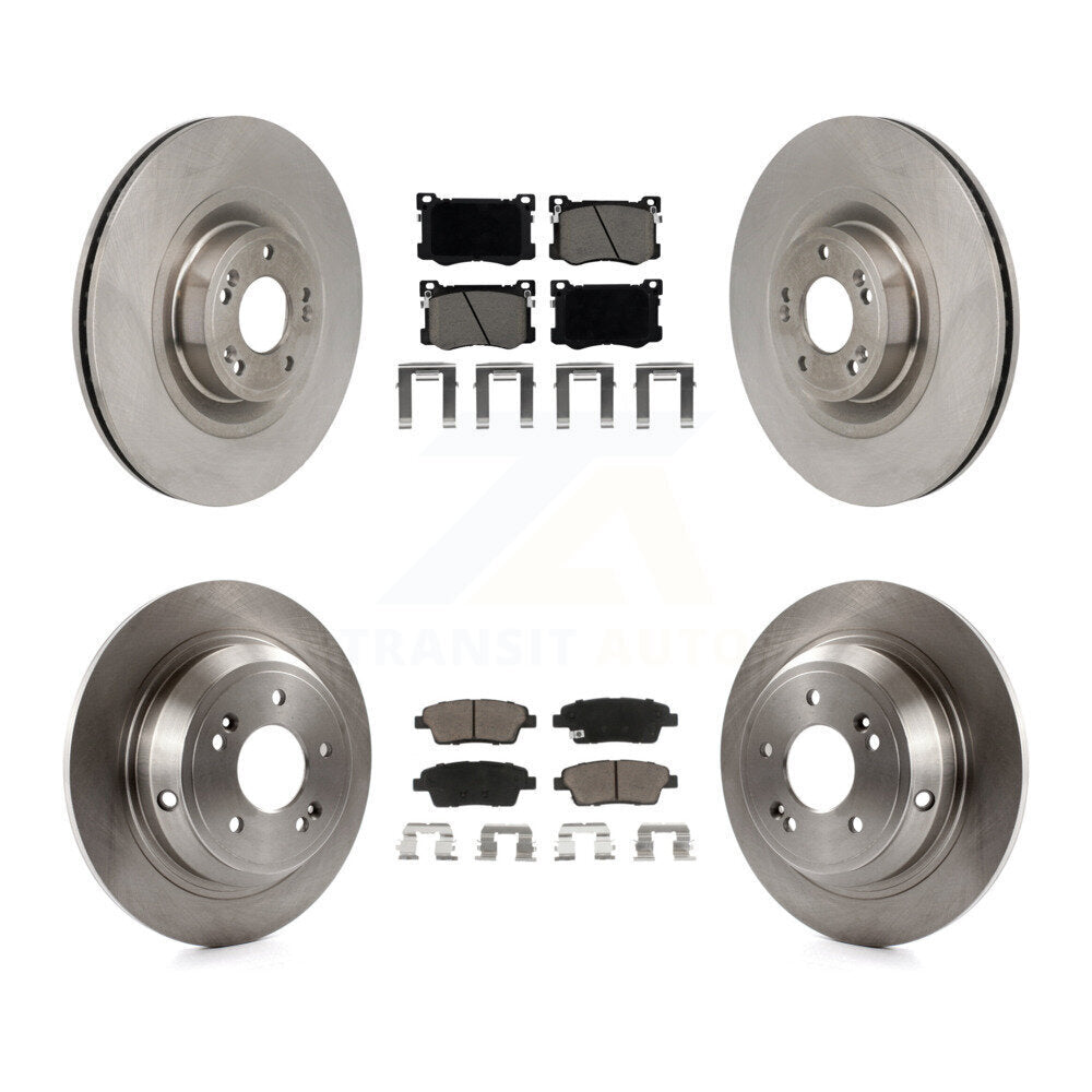Kit de rotors de frein à disque avant et arrière et plaquettes en céramique, pour Hyundai Genesis G80 5.0L