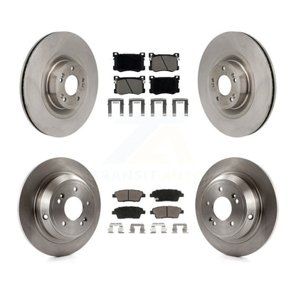 Kit de rotors de frein à disque avant et arrière et plaquettes en céramique, pour Hyundai Genesis G80 5.0L