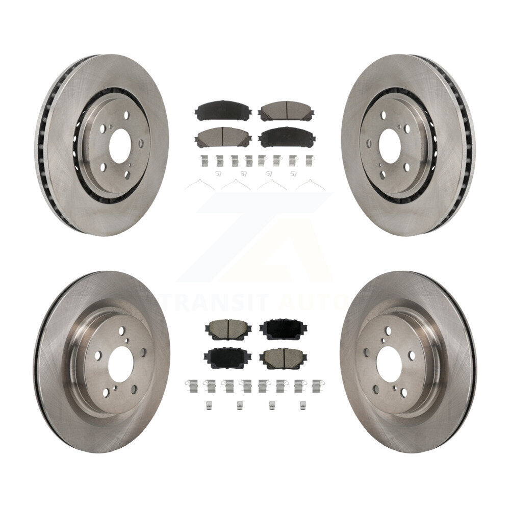 Kit de plaquettes de frein en céramique, Rotors avant et arrière, pour Toyota Sienna RAV4 Prime bZ4X Subar