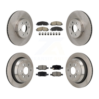Rotors de frein à disque avant et arrière et Kit de plaquettes en céramique pour Chevrolet Colorado GMC Canyo