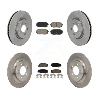 Rotors de frein à disque avant et arrière et Kit de plaquettes en céramique pour Hyundai Tucson Kia Sportag