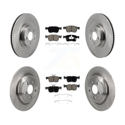 Kit de rotors de frein à disque avant et arrière et plaquettes en céramique pour Ford Maverick 2022 – 2023