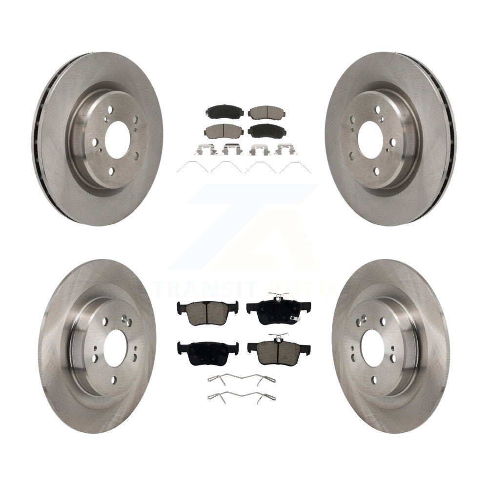Kit de rotors de frein à disque avant et arrière et plaquettes en céramique pour Acura TLX 2.0L 2021 – 2023