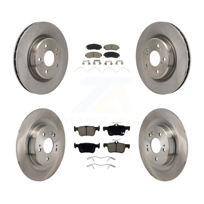 Kit de rotors de frein à disque avant et arrière et plaquettes en céramique pour Acura TLX 2.0L 2021 – 2023