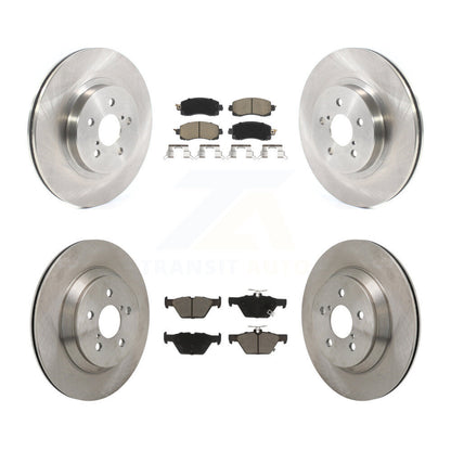 Kit de rotors de frein à disque avant et arrière et plaquettes en céramique pour Subaru Crosstrek
