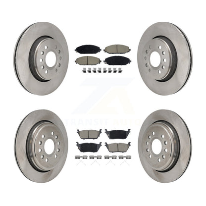 Rotor de frein à disque avant et arrière et Kit de plaquettes en céramique pour Ram 1500 Jeep Wagoneer Grand
