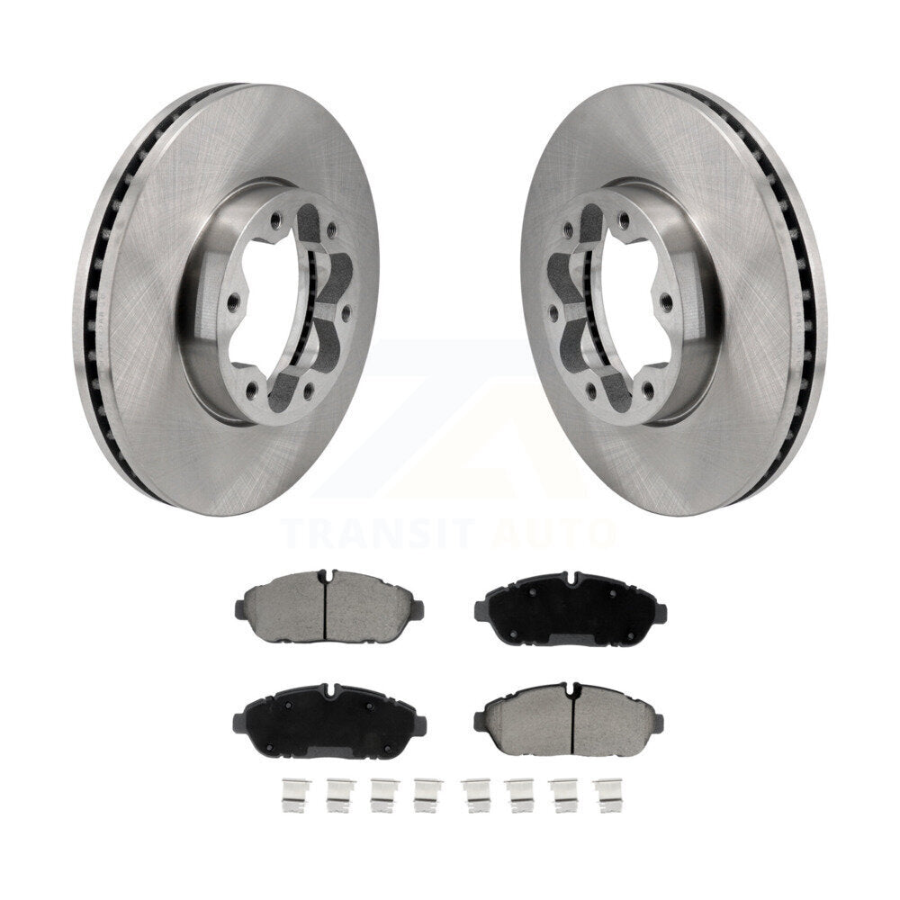 Kit de rotor de frein avant et de plaquettes en céramique pour Ford Transit-250 Transit-350 Transit-15