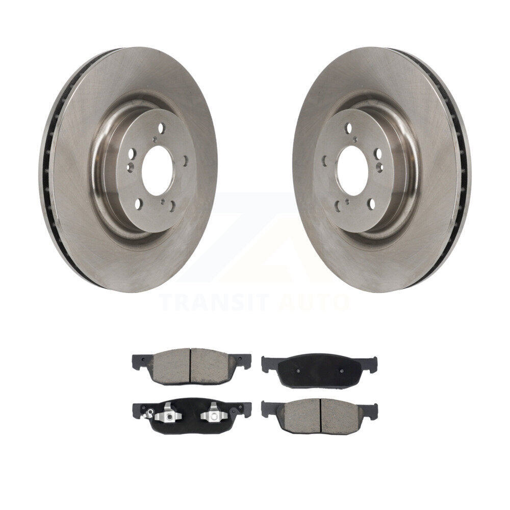 Kit de rotors de frein à disque avant et de plaquettes en céramique pour Acura MDX 3,5 L 2022 – 2023