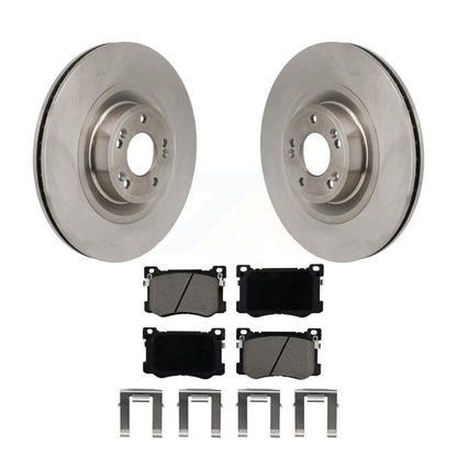 Rotors de frein à disque avant et Kit de plaquettes en céramique pour Hyundai Genesis G80 5.0L