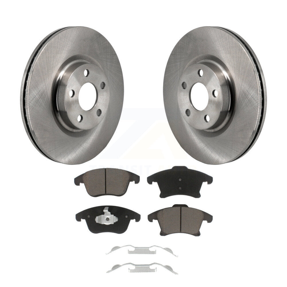 Rotors de frein à disque avant et kit de plaquettes en céramique pour Lincoln MKZ 2017-2020 2.0L