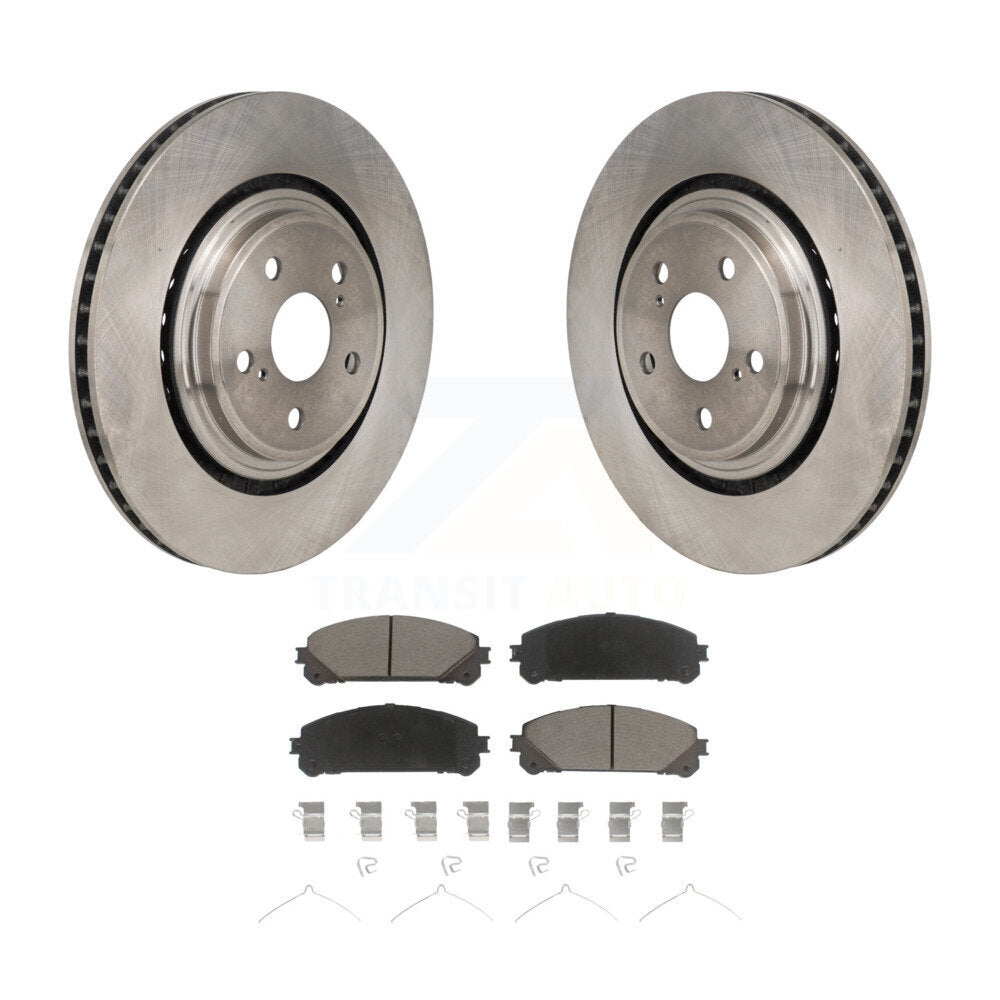 Kit de rotors de frein à disque avant et de plaquettes en céramique pour Toyota Highlander 2020 – 2022