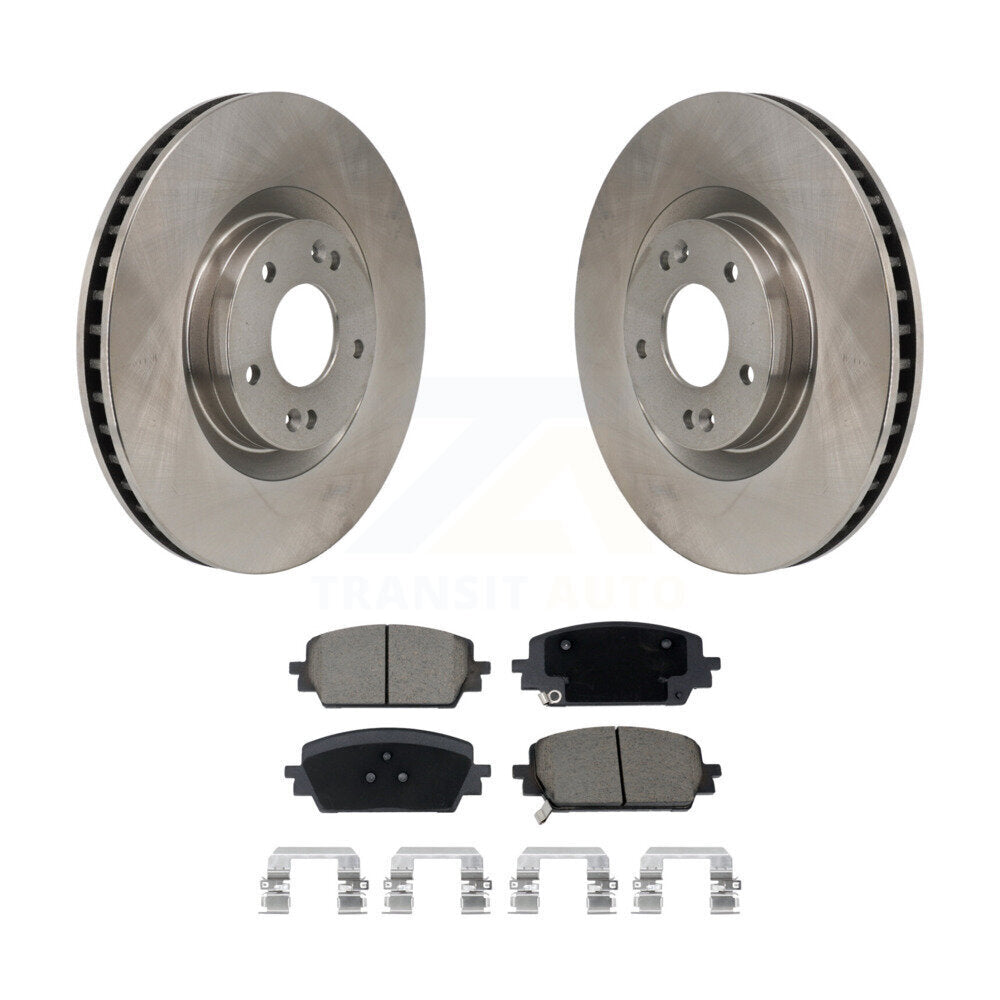 Rotor de frein à disque avant et Kit de plaquettes en céramique, pour Hyundai Santa Fe Kia Sorento Cru