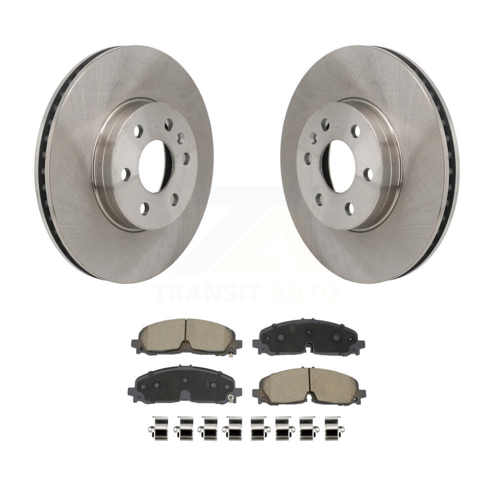 Rotors de frein avant et kit de plaquettes en céramique pour Chevrolet Colorado GMC Canyo 2021-2022