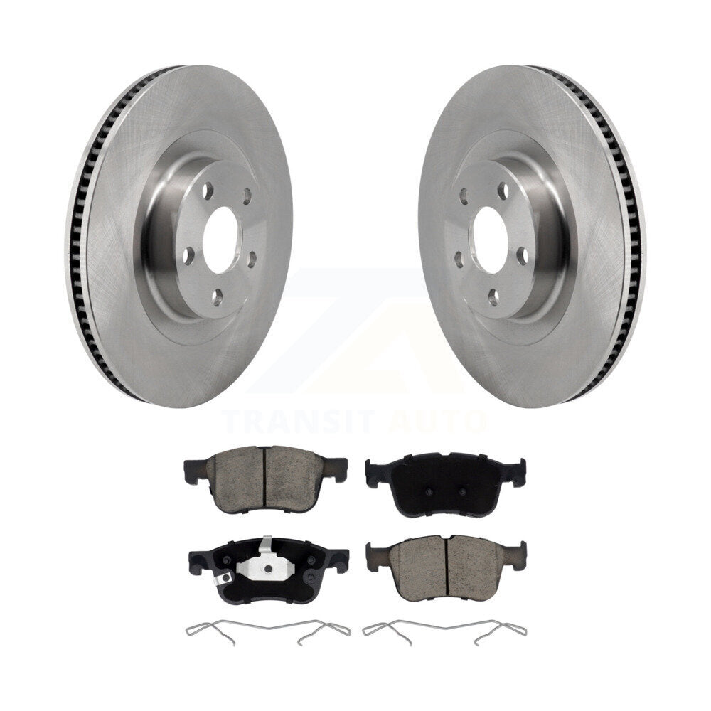 Kit de rotors de frein à disque avant et de plaquettes en céramique pour Ford Maverick 2022 – 2023