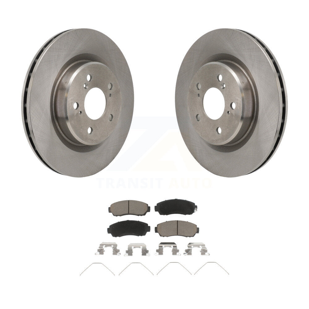Kit de rotors de frein à disque avant et de plaquettes en céramique pour Acura TLX 2.0L 2021 – 2023