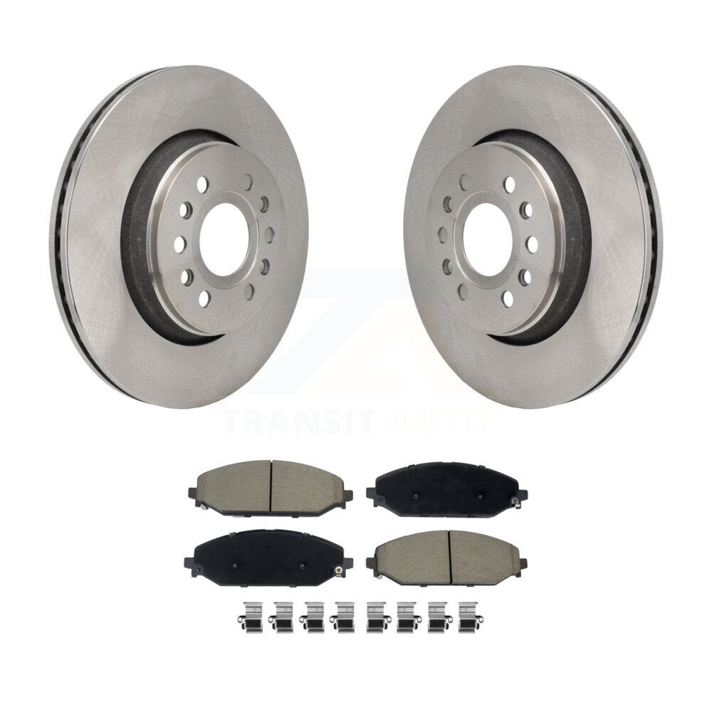 Kit de rotors de frein à disque avant et plaquettes en céramique pour Ram 1500 Jeep Wagoneer Grand L