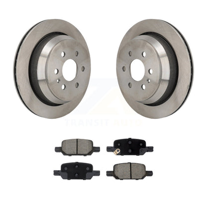 Kit de rotor de frein arrière et de plaquettes en céramique pour Chevrolet Colorado GMC Canyo 2021 – 2022