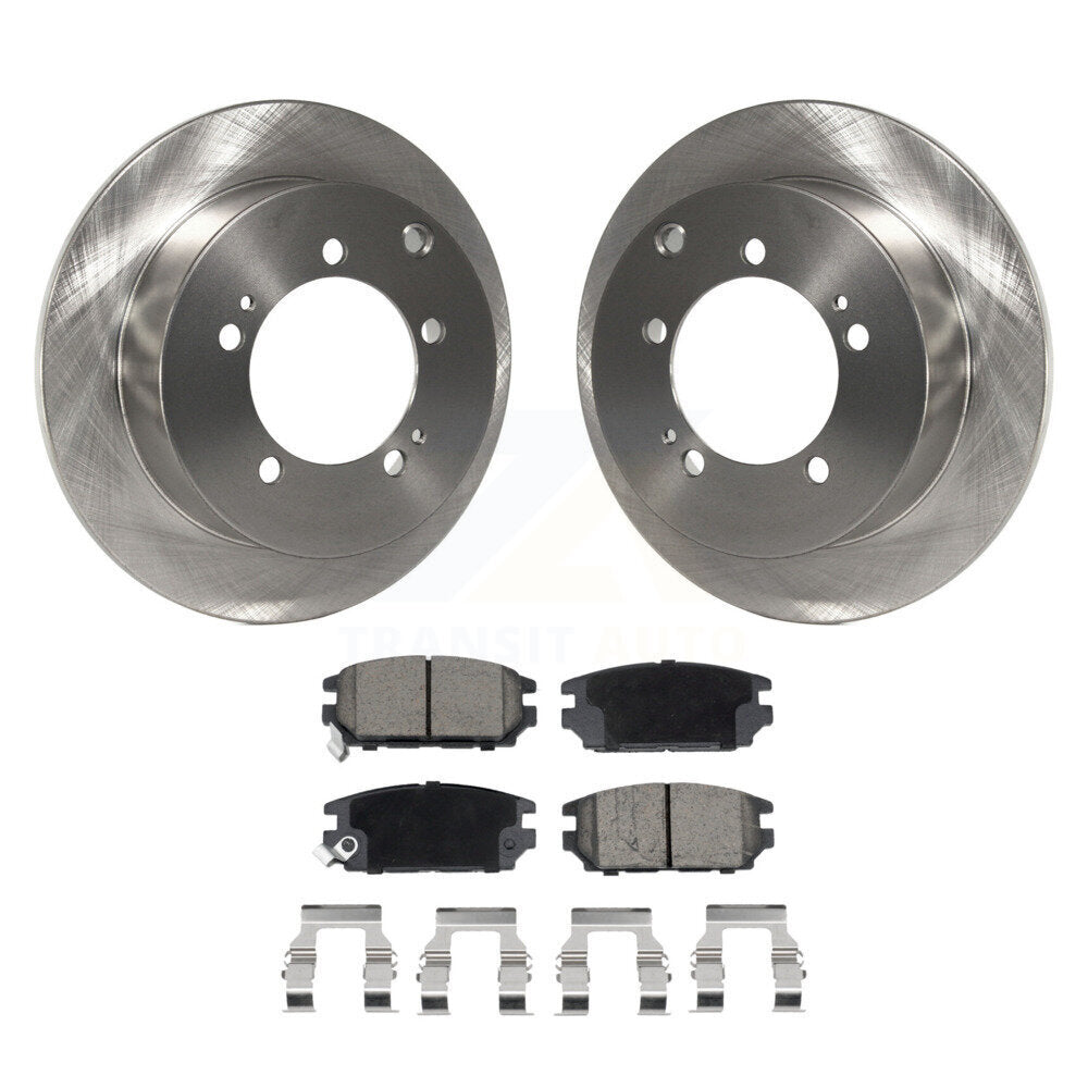 Kit de rotors de frein à disque arrière et de plaquettes en céramique pour Mitsubishi Eclipse AWD 1995