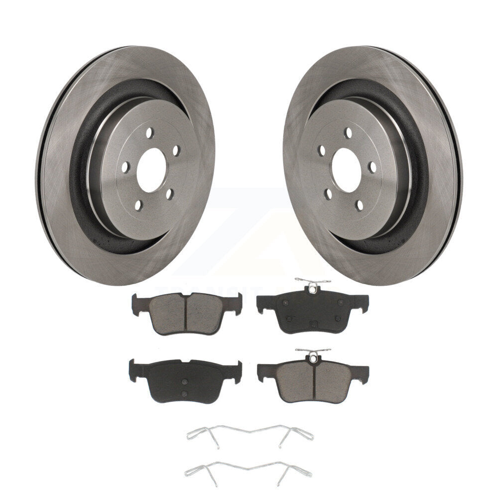Kit de rotors de frein à disque arrière et plaquettes en céramique pour Ford Edge Lincoln Nautilus