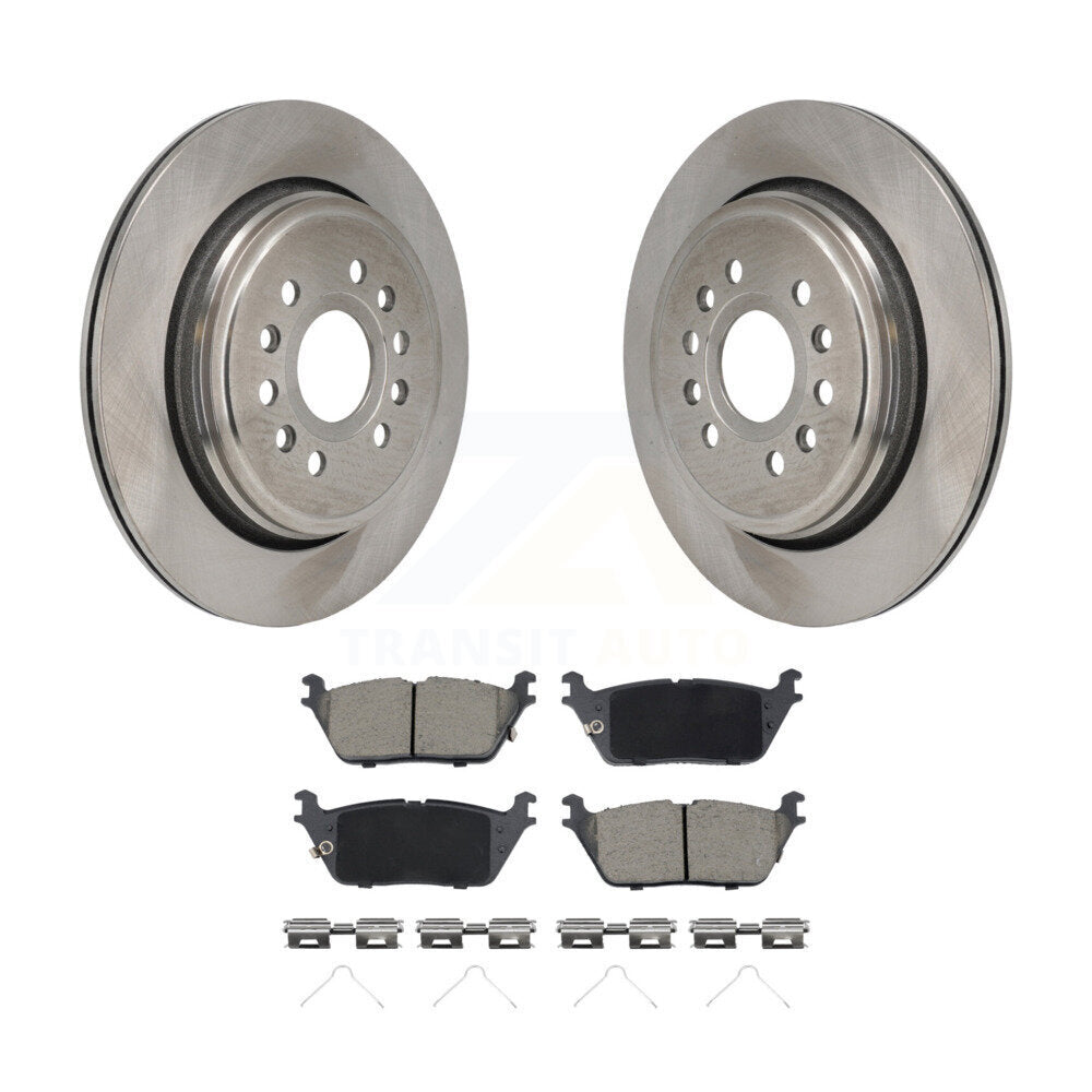 Kit de rotors de frein à disque arrière et plaquettes en céramique pour Ram 1500 Jeep Wagoneer Grand L