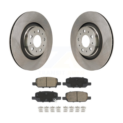 Kit de disques de frein arrière et de plaquettes en céramique pour Tesla Y 20-22 avec étrier peint en gris