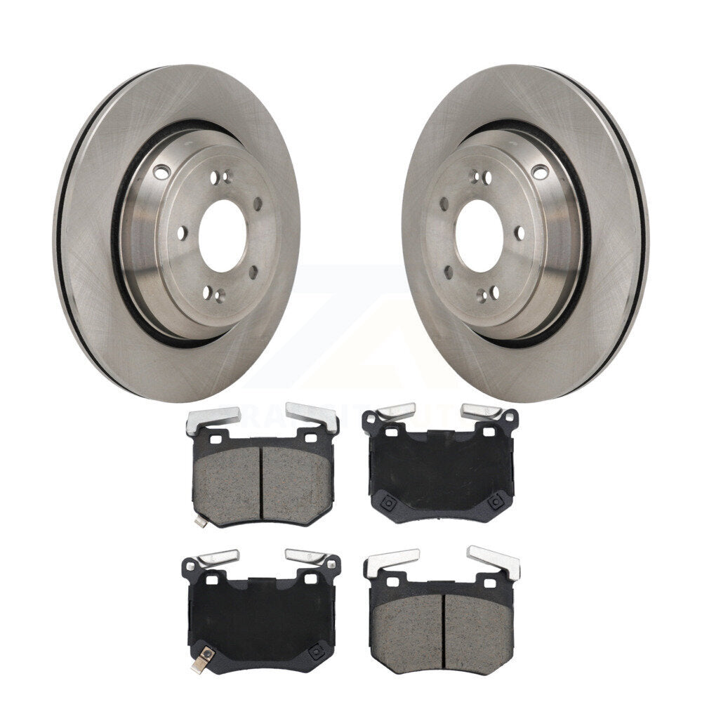 Kit de rotors de frein à disque arrière et plaquettes en céramique pour Genesis G70 Kia Stinger 3,3 l