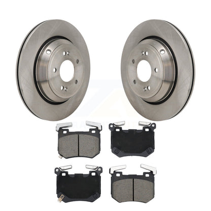 Kit de rotors de frein à disque arrière et plaquettes en céramique pour Genesis G70 Kia Stinger 3,3 l