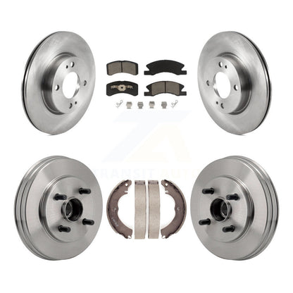 Kit de plaquettes et de tambour en céramique pour Rotor de frein avant et arrière, pour Mitsubishi Mirage G 2017 – 2023