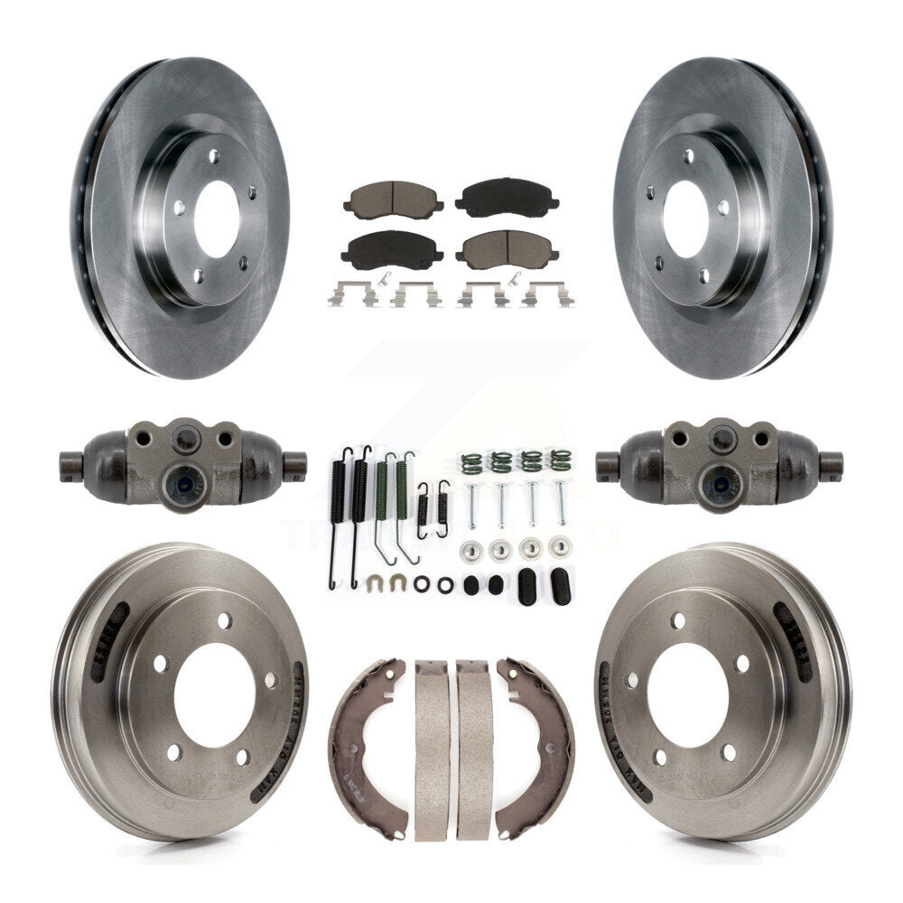 Kit de tambour à plaquettes en céramique pour Rotor de frein avant et arrière (9 pièces) pour Mitsubishi Lancer GT 2008