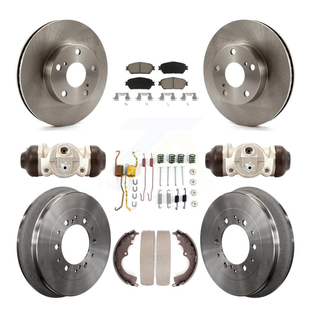 Kit de plaquettes et tambour en céramique pour Rotor de frein avant et arrière (9 pièces) pour Toyota Tacoma 4W 2015