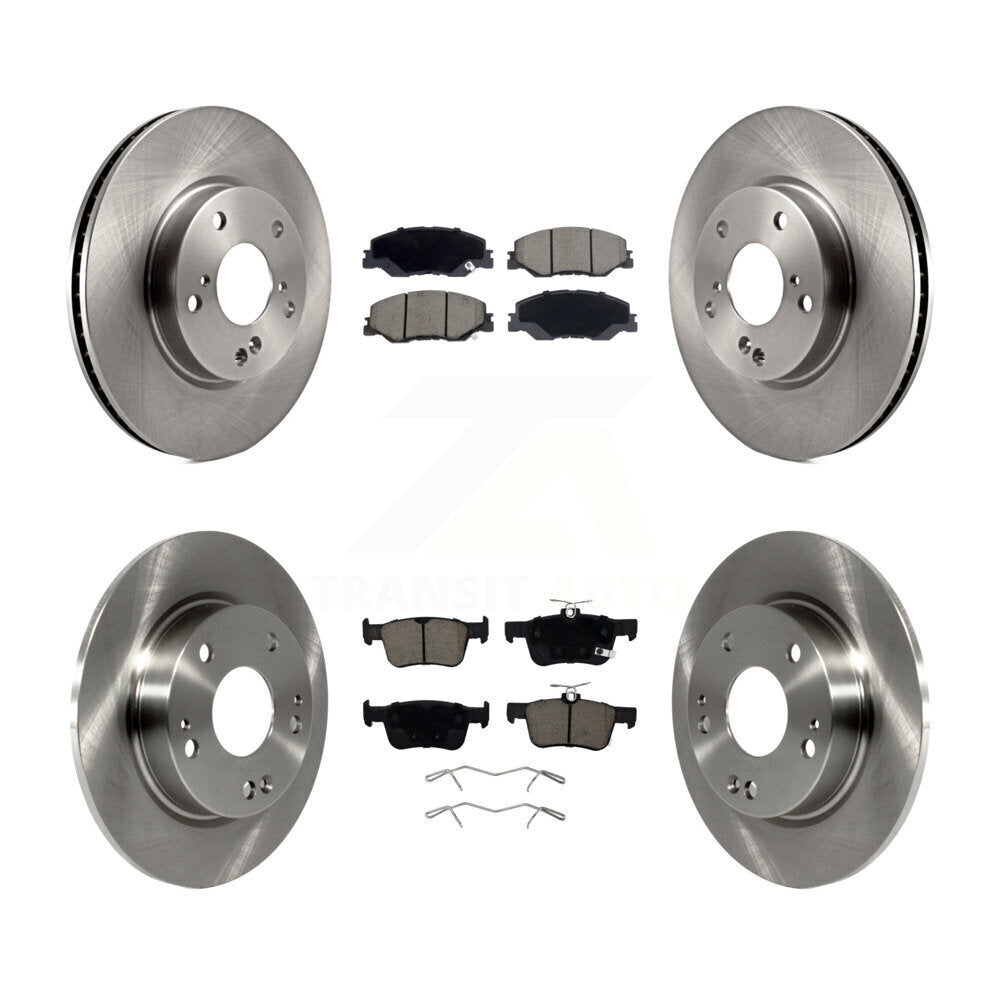 Kit de disques de frein à disque avant et arrière et plaquettes en céramique pour Honda Insight 2019 – 2022