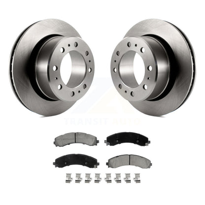Kit de disques de frein arrière et de plaquettes en céramique pour Ram 3500 2020 – 2021 avec roues doubles