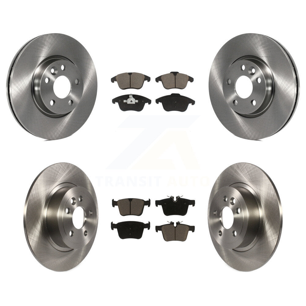 Kit de rotors de frein à disque avant et arrière et plaquettes en céramique pour Land Rover Range Evoque