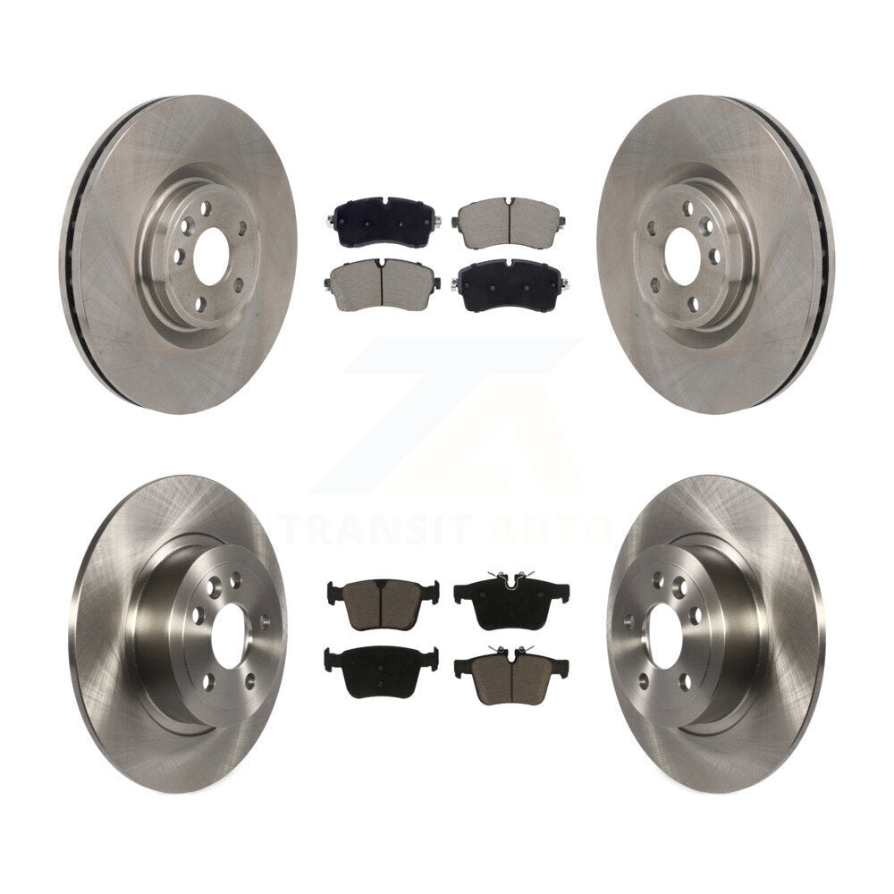 Kit de rotors de frein à disque avant et arrière et plaquettes en céramique pour Land Rover Range Evoque
