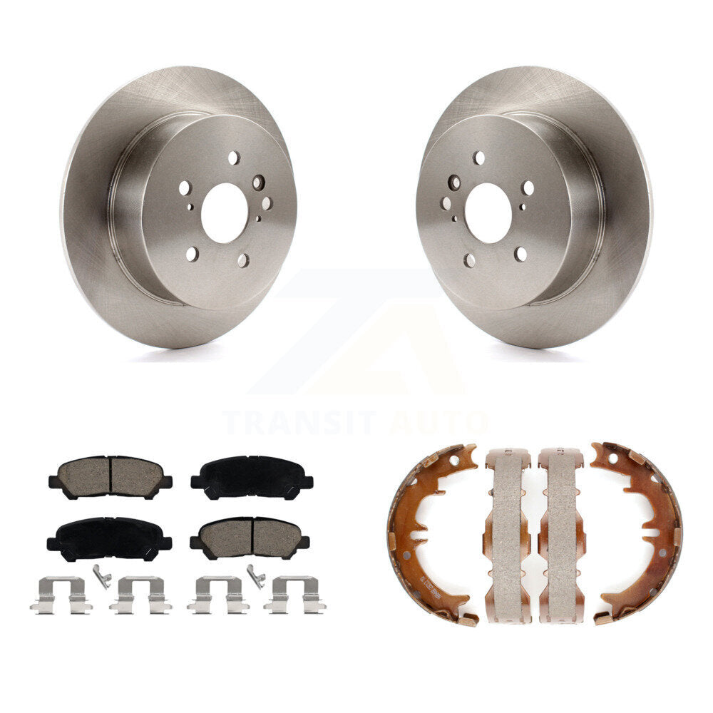 Kit de chaussures de stationnement avec plaquettes en céramique, Rotors à disque arrière, pour Toyota Highlander 2008 – 2013
