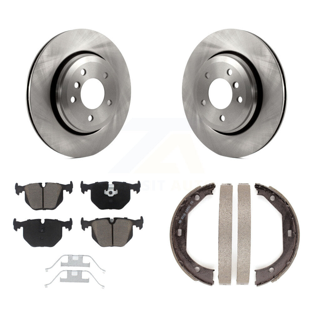 Kit de plaquettes en céramique et de freins de stationnement, Rotors à disque arrière, pour BMW 330Ci 330i 330x
