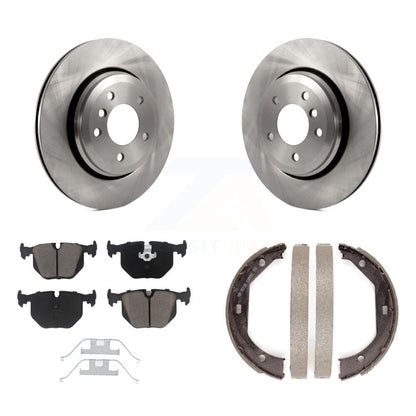 Kit de plaquettes en céramique et de freins de stationnement, Rotors à disque arrière, pour BMW 330Ci 330i 330x