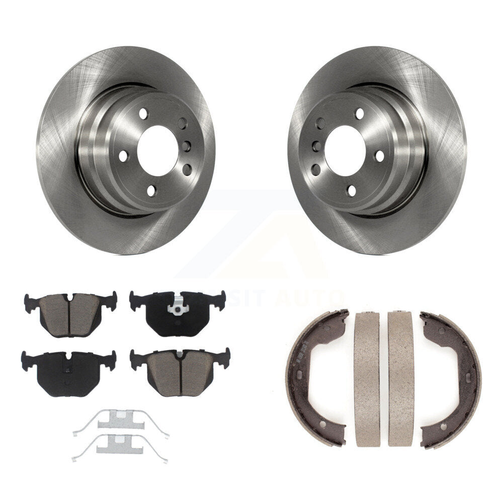 Kit de plaquettes en céramique et de patins de frein de stationnement, Rotors à disque arrière, pour BMW X5 K8C-103826