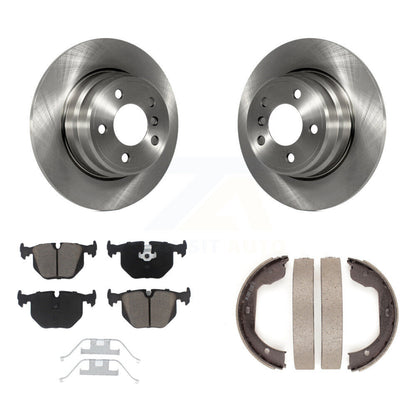 Kit de plaquettes en céramique et de patins de frein de stationnement, Rotors à disque arrière, pour BMW X5 K8C-103826