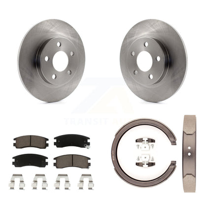 Kit de plaquettes en céramique et de freins de stationnement, Rotors à disque arrière, pour Cadillac DeVille