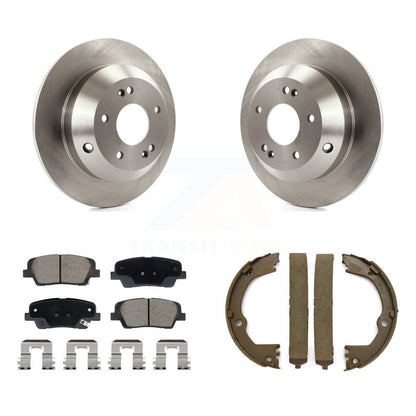 Kit de plaquettes en céramique et de chaussures de stationnement, Rotors à disque arrière, pour Hyundai Santa Fe Sport Ki